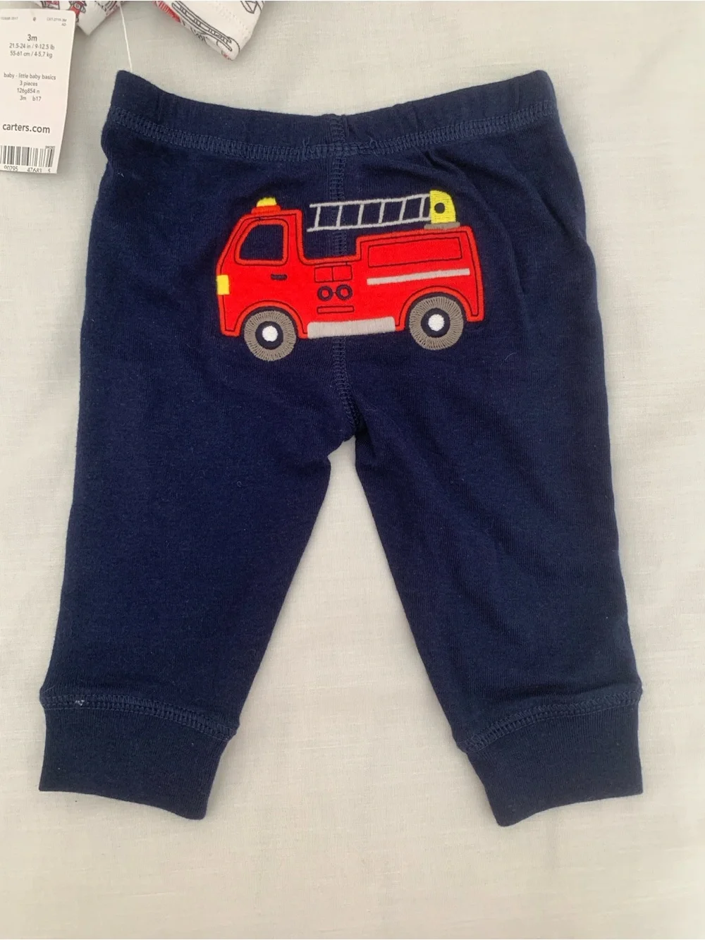 NWT Carter's Baby Boy 3pc Fire Truck Set 3M